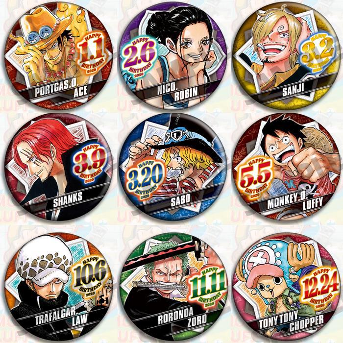 Luffy Anime Merchandise - One Piece Anime Badge Set Official