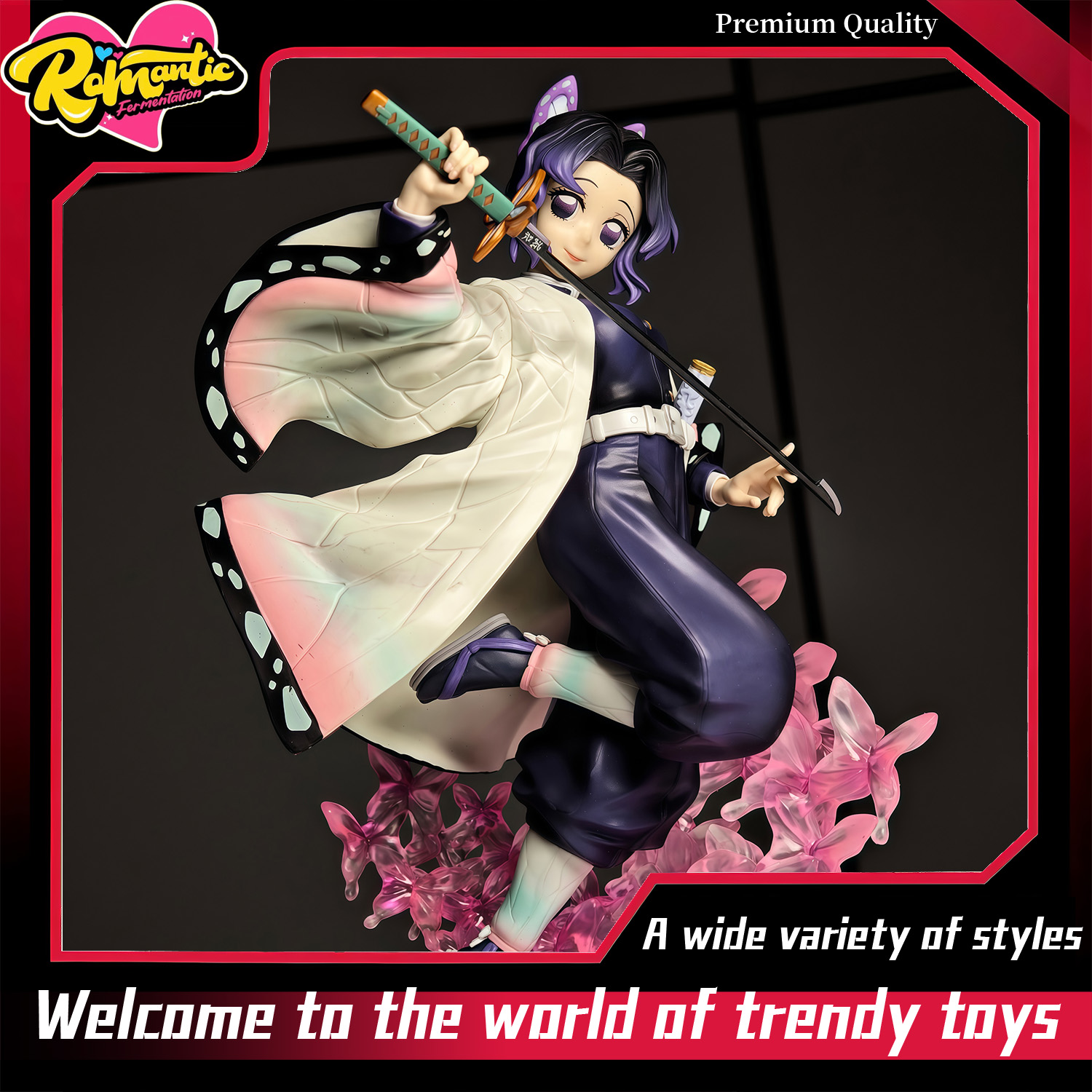 Popular Anime Merchandise - Shinobu Kocho Anime GK model figurine,