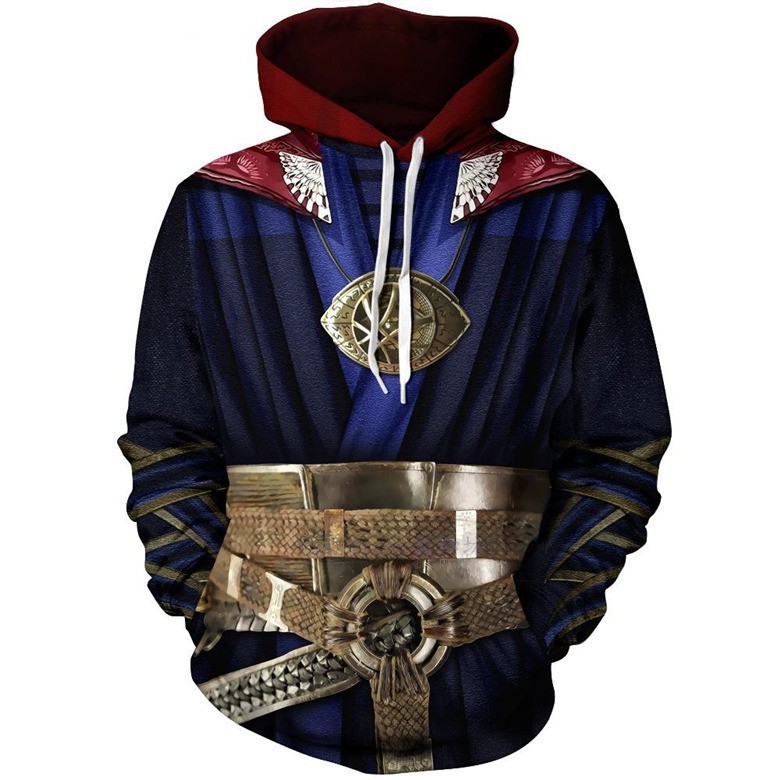 Anime Merchandise In Japanese - Doctor Strange 3D Animation Hoodie, Cosplay
