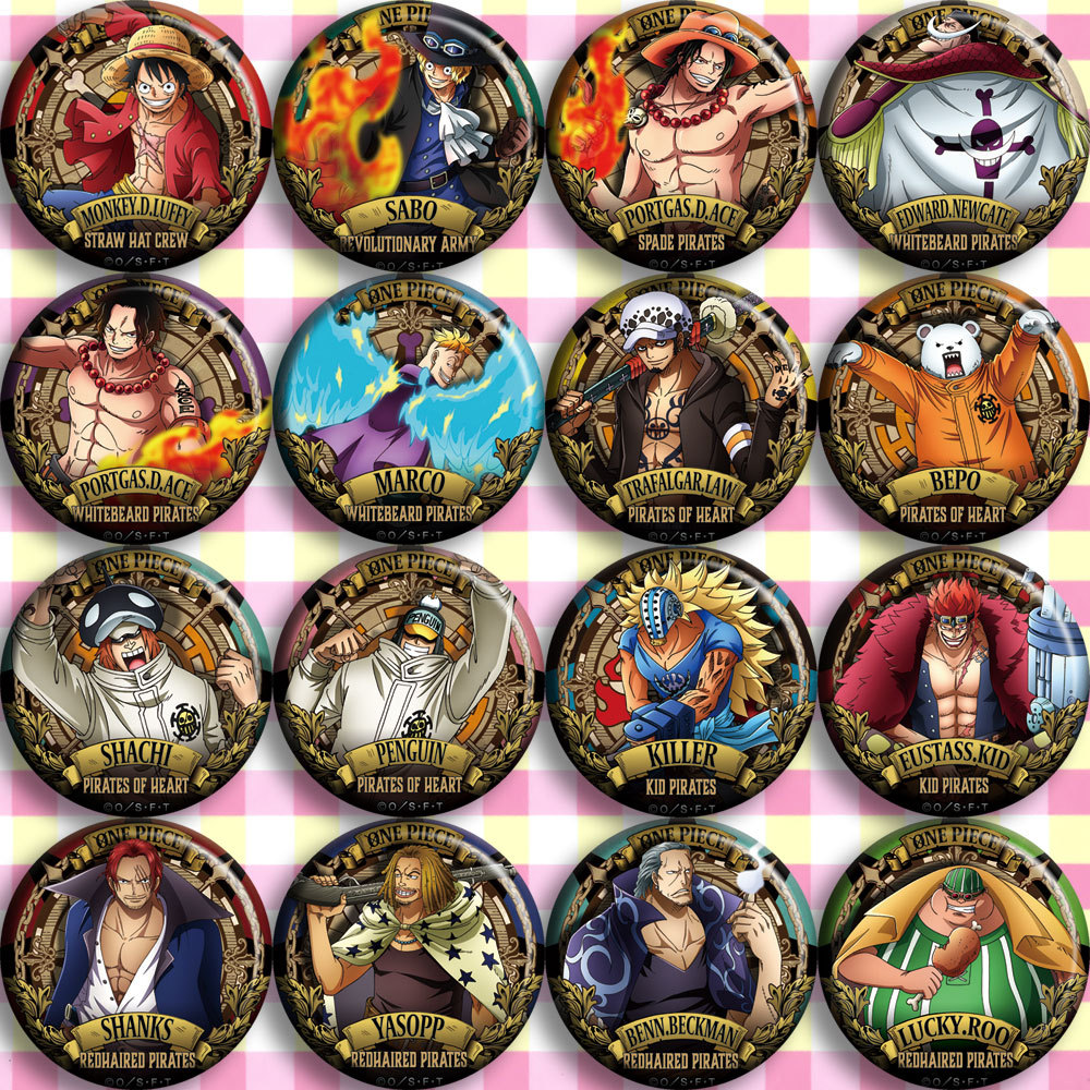 ONEPIECE Anime Badge C Style L - Anime Merchandise In Japanese 评论和价格