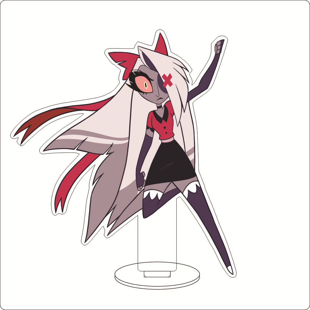 16CM Anime Hazbin Hotel Charli - Acrylic Stand Figure 评论和价格