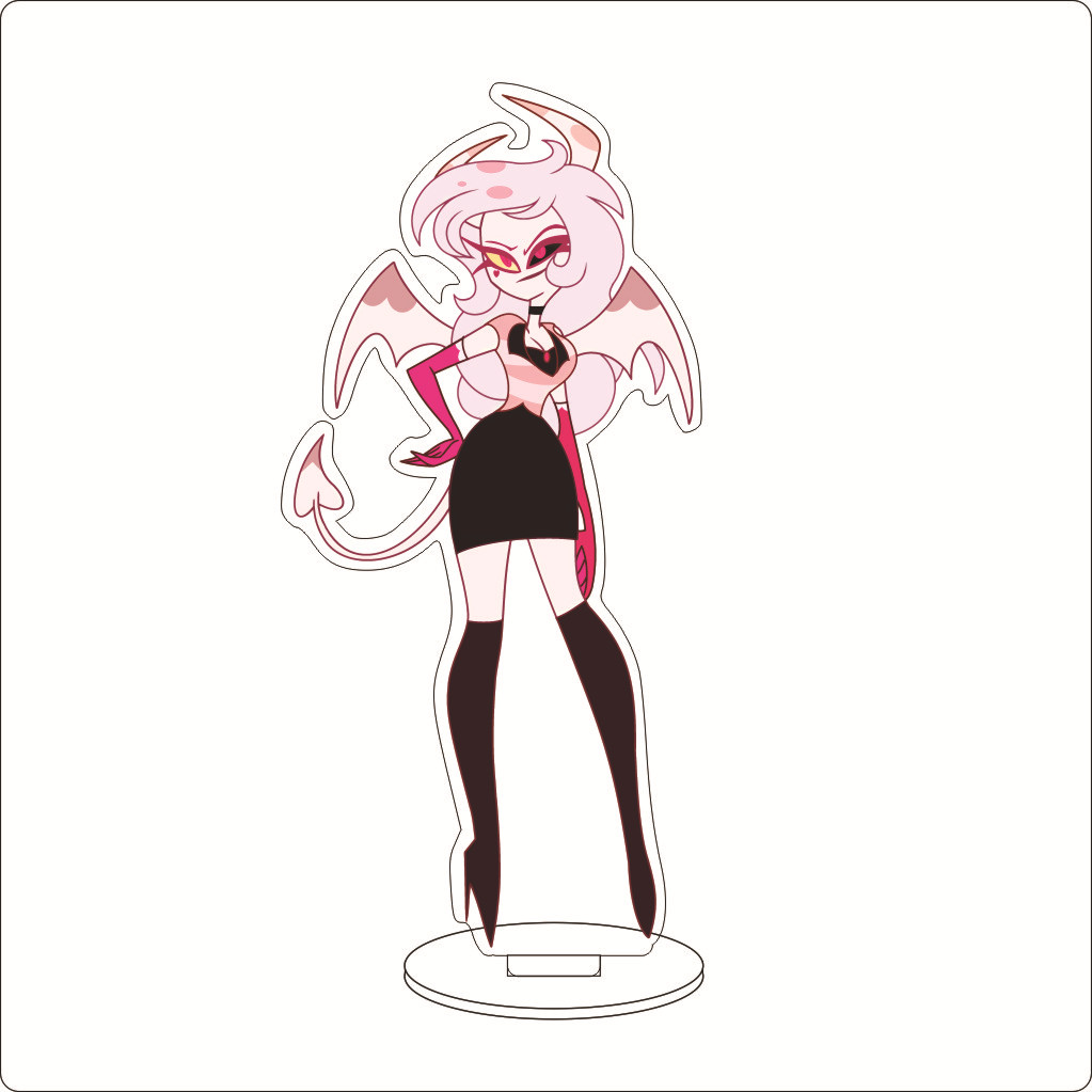 16CM Anime Hazbin Hotel Charli - Acrylic Stand Figure 评论和价格