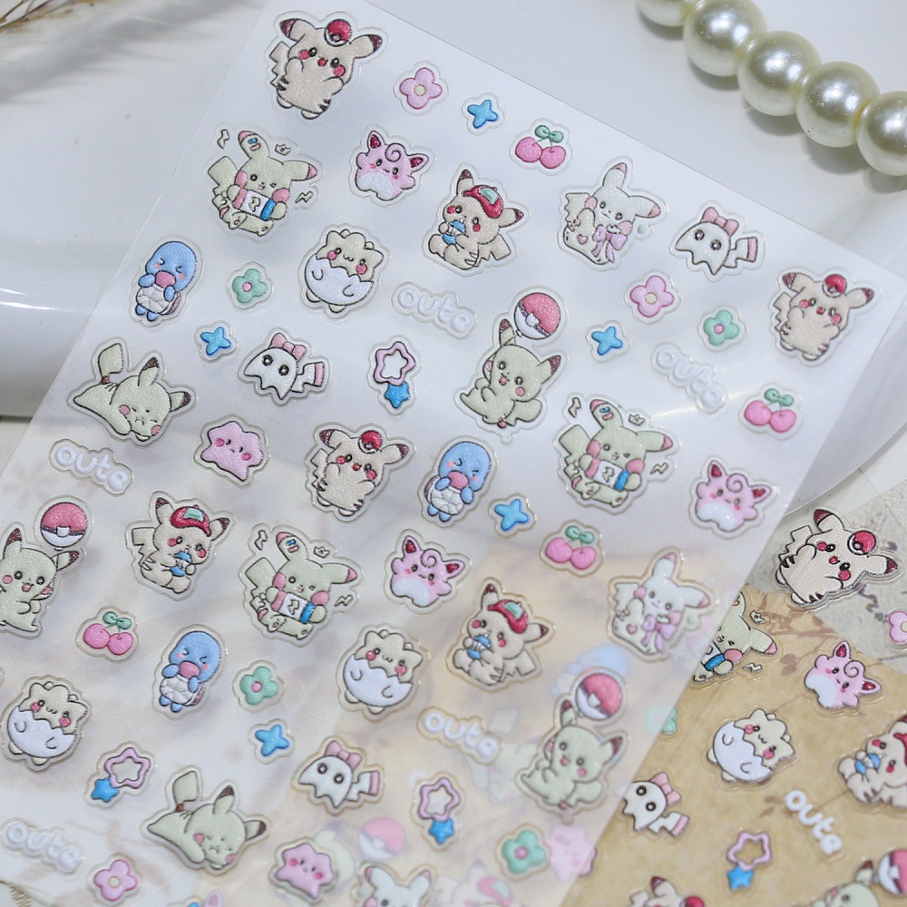 Kawaii Pokémon Pikachu Nail Ar - Anime Merchandise Nepal 评论和价格