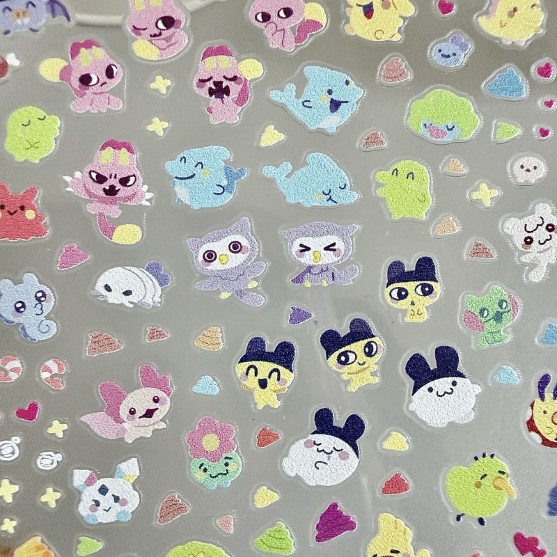 Tamagotchi Anime Cute Nail Art - Anime Merchandise Nepal 评论和价格