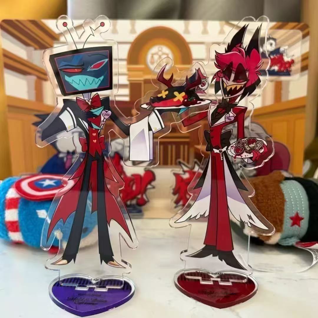 2pcs Hazbin Anime Peripherals  - Acrylic Stand Figure 评论和价格
