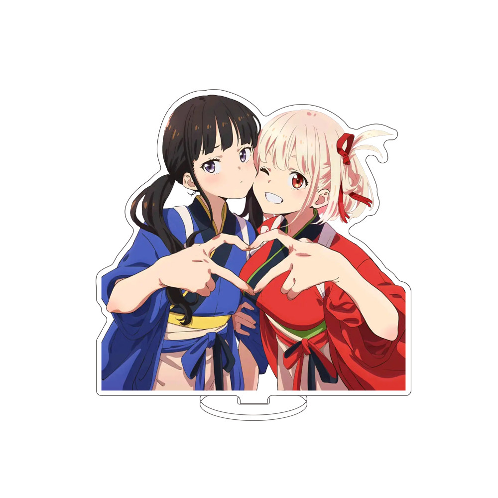 16CM Anime Lycoris Recoil‌ Fig - Acrylic Stand Figure 评论和价格