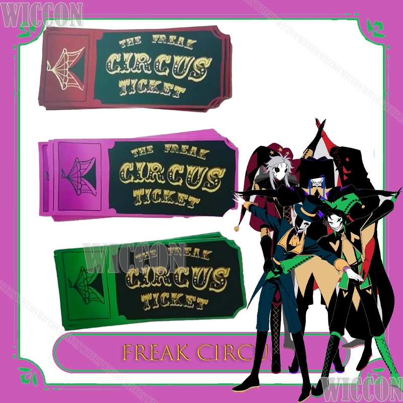 Freak Circus Ticket Card Red G - Anime Merchandise In Japanese 评论和价格