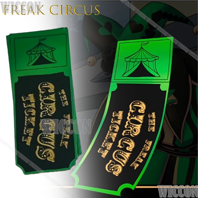 Freak Circus Ticket Card Red G - Anime Merchandise In Japanese 评论和价格